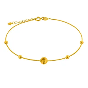 دستبند زنجیری طلا 18 عیار زنانه اقلیمه مدل DT1899