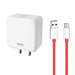  شارژر دیواری وان پلاس مدل WC0506A22GB به همراه کابل تبدیل USB-C