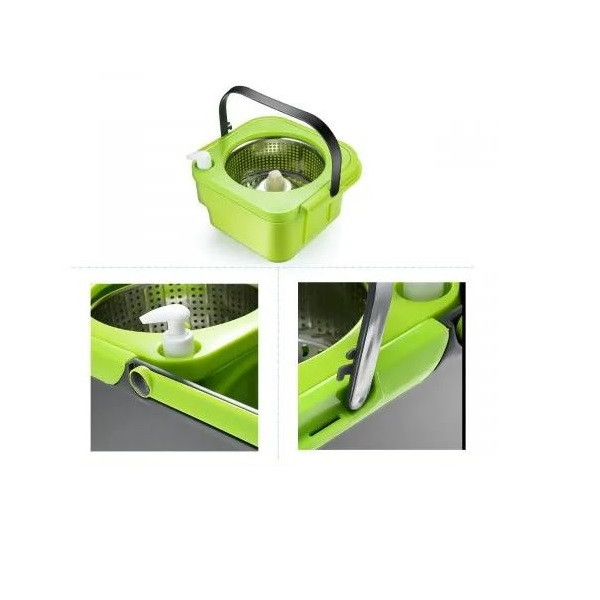ست سطل و زمین شوی چرخشی مدل yy-mop-x