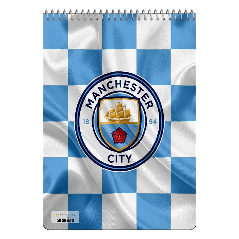 دفتر نقاشی 50 برگ سیمی کارنیکا طرح منچستر سیتی Manchester City کد 88818