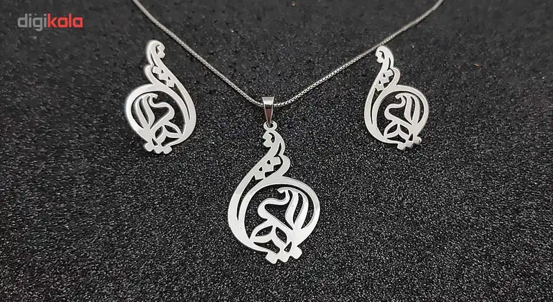 نیم ست نقره ترمه مدل ماه اردیبهشت