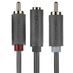 کابل تبدیل RCA به سوکت 3.5 میلی متری یوگرین مدل AV102-10549 طول 3 متر
