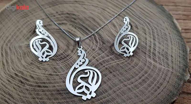 نیم ست نقره ترمه مدل ماه اردیبهشت