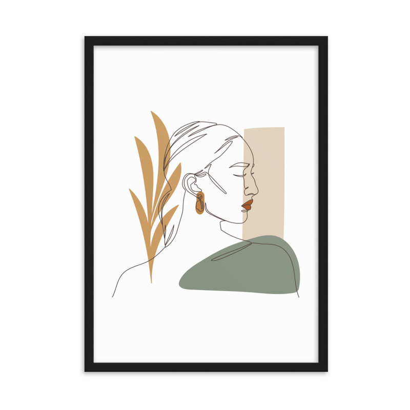 تابلو مدل دکوراتیو مینیمال طرح دختر کد 2706 تابلو مدل دکوراتیو مینیمال طرح دختر کد 2706