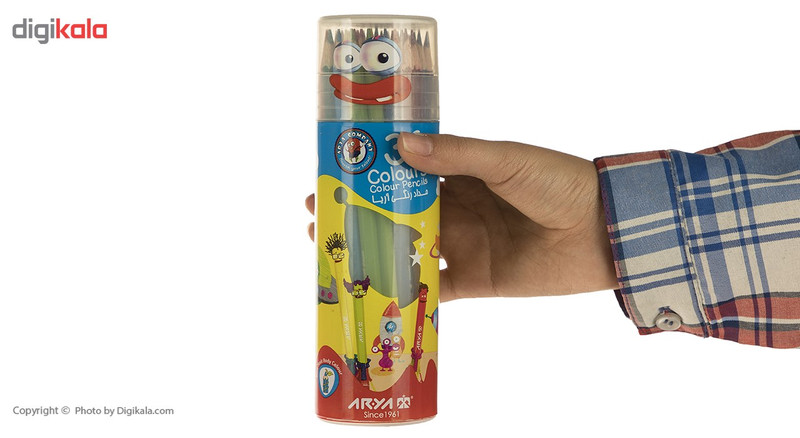 مداد رنگی 36 رنگ آریا مدل 3053