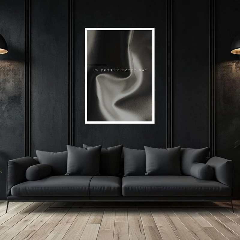 تابلو بکلیت طرح دکوری هنری و مدرن جمله انگلیسی مدل W-bu5413