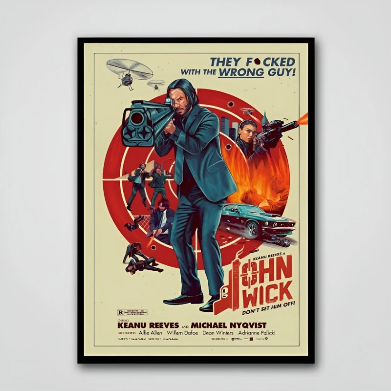 تابلو طرح جان ویک