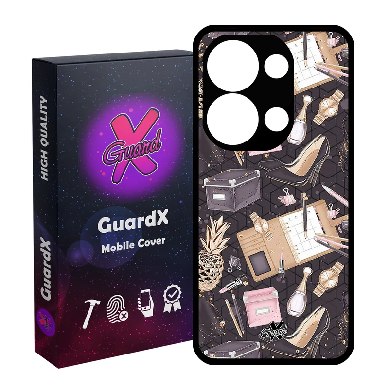 کاور گارد ایکس طرح دخترانه مناسب برای گوشی موبایل شیائومی Redmi Note 13 Pro 4G / Poco M6 Pro 4G
