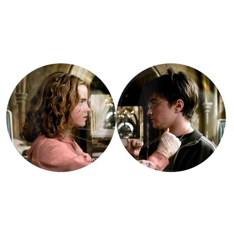 مگنت خندالو مدل هرماینی و هری پاتر Harry Potter کد A71 مجموعه 2 عددی