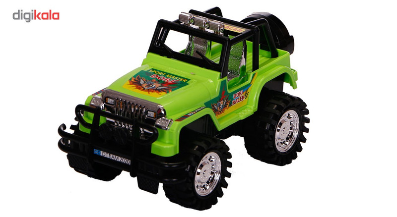 ماشین بازی درج مدل Jeep طرح GREEN OFFROAD ماشین بازی درج مدل Jeep طرح GREEN OFFROAD