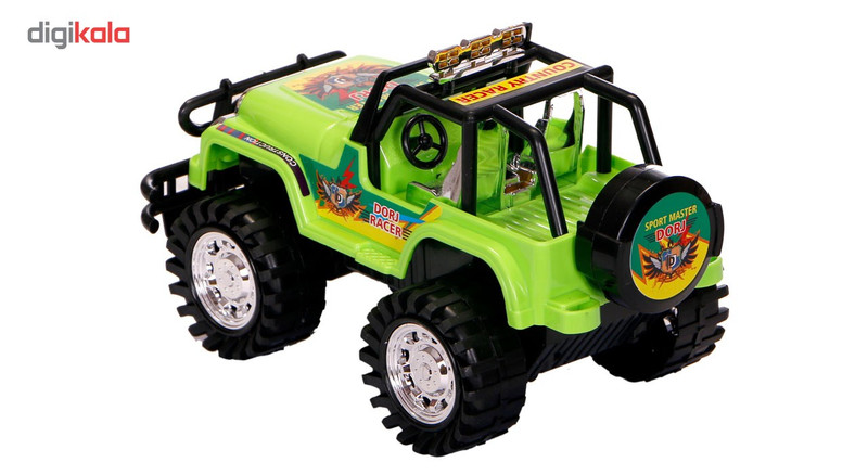 ماشین بازی درج مدل Jeep طرح GREEN OFFROAD ماشین بازی درج مدل Jeep طرح GREEN OFFROAD
