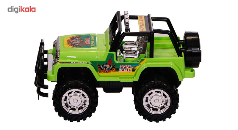 ماشین بازی درج مدل Jeep طرح GREEN OFFROAD ماشین بازی درج مدل Jeep طرح GREEN OFFROAD