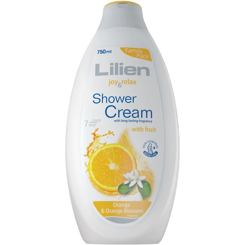 شامپو بدن کرمی لیلین مدل Orange - Orange Blossom حجم 750 میلی لیتر