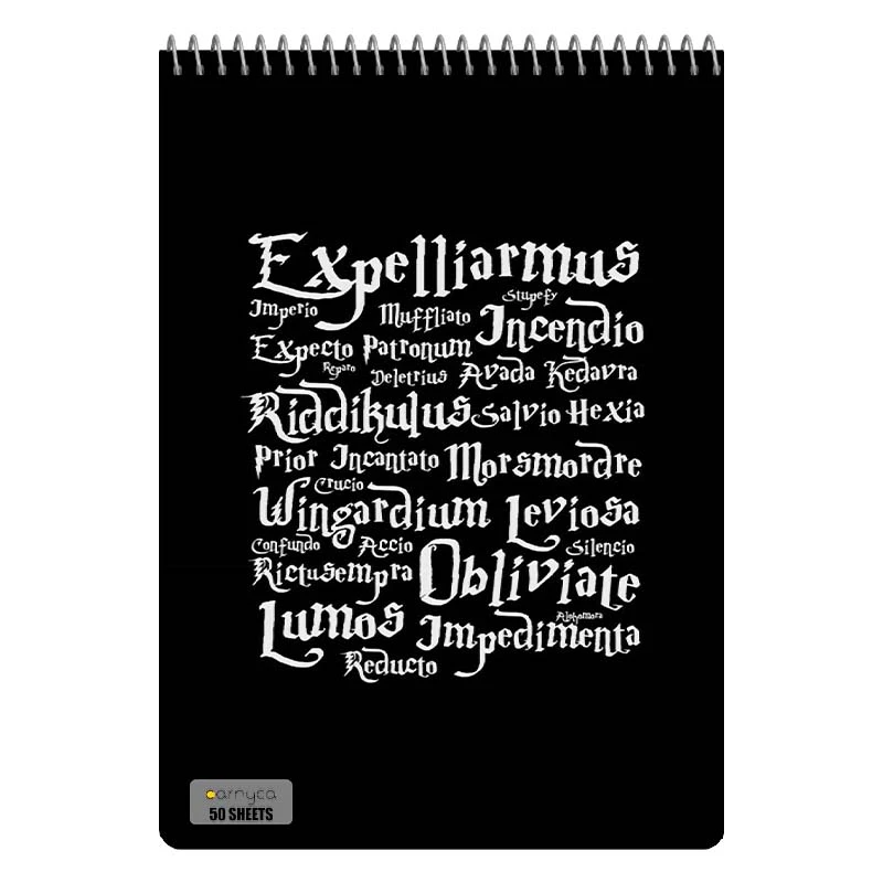دفتر نقاشی 50 برگ سیمی کارنیکا طرح هری پاتر Harry Potter کد 50381