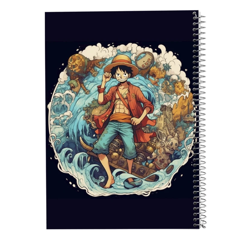 دفتر لیست خرید 50 برگ مدوپد مدل وان پیس One Piece کد DF10728