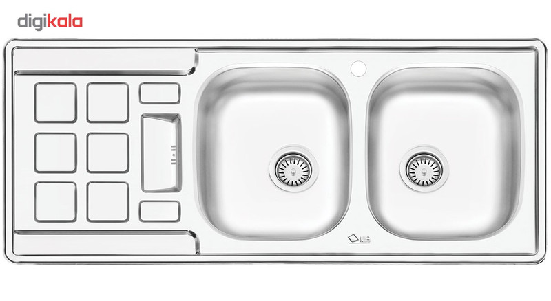 سینک ایلیا استیل مدل 4021R توکار سایز 50 × 120 سانتی متر سینک ایلیا استیل مدل 4021R توکار سایز 50 × 120 سانتی متر