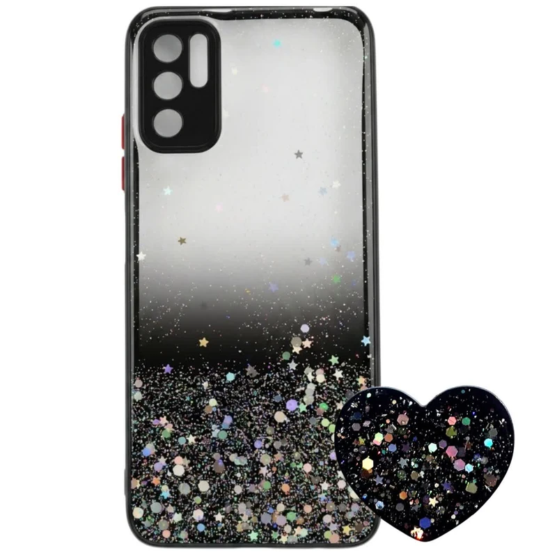کاور طرح اکلیلی مدل دخترانه 001 مناسب برای گوشی موبایل شیائومی REDMI NOTE10 5G / POCO M3 PRO به همراه پاپ سوکت