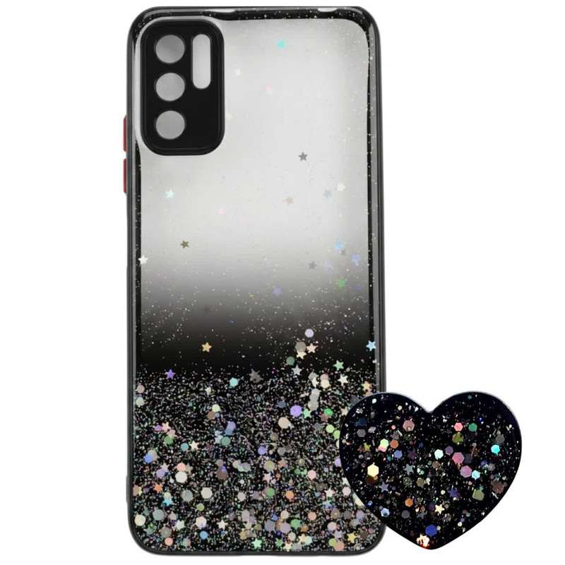 کاور طرح اکلیلی مدل دخترانه 001 مناسب برای گوشی موبایل شیائومی REDMI NOTE10 5G / POCO M3 PRO به همراه پاپ سوکت