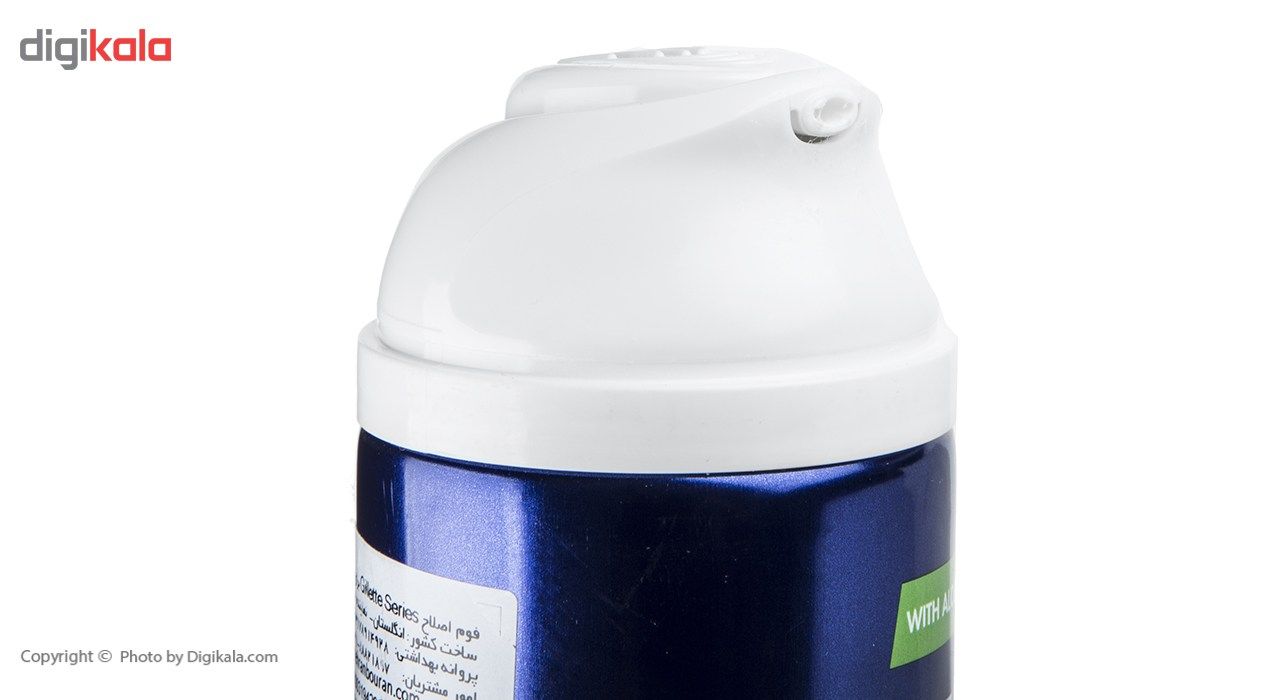 فوم اصلاح ژیلت سری 3X مدل Sensitive حجم 250 میلی لیتر -  - 5