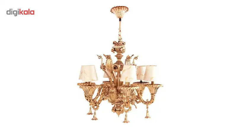 لوستر مجلل 6 شعله کد6/ 73607