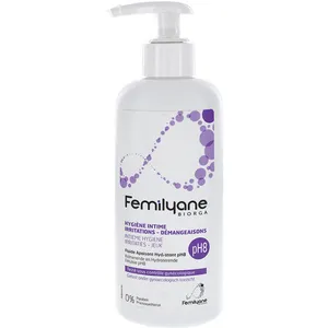 ژل بهداشتی بانوان بایورگا سری Femilyane مدل Emulsie pH8 حجم 200 میلی لیتر
