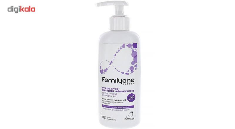 ژل بهداشتی بانوان بایورگا سری Femilyane مدل Emulsie pH8 حجم 200 میلی لیتر