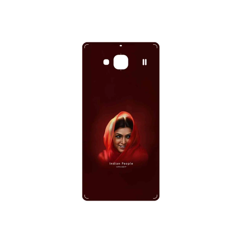 برچسب پوششی ماهوت مدل Portrait of an Indian Woman مناسب برای گوشی موبایل شیائومی Redmi 2