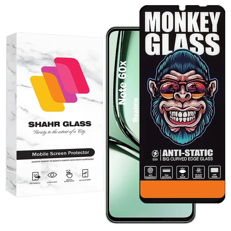 محافظ صفحه نمایش شهر گلس مدل MONS مناسب برای گوشی موبایل ریلمی Note 60x