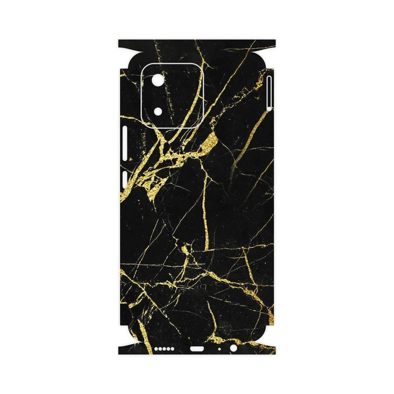 برچسب پوششی ماهوت مدل Graphite_Gold_Marble-FullSkin مناسب برای گوشی موبایل آنر X5
