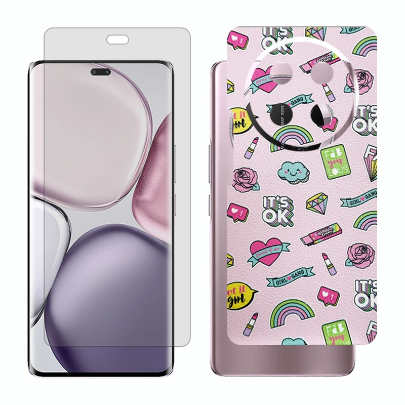 محافظ صفحه نمایش شفاف گلس مدل Together مناسب برای گوشی موبایل آنر X9c به همراه برچسب پوششی