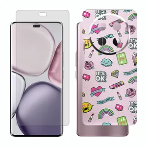 Glass Together model matte screen protector suitable for Honor X9c mobile phone with back cover sticker