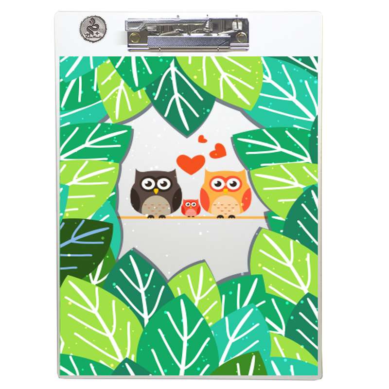 تخته شاسی طه چوب  مدل 3 owls01 سایز A4