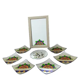 مجموعه ظروف هفت سین 8 پارچه طرح خورشید