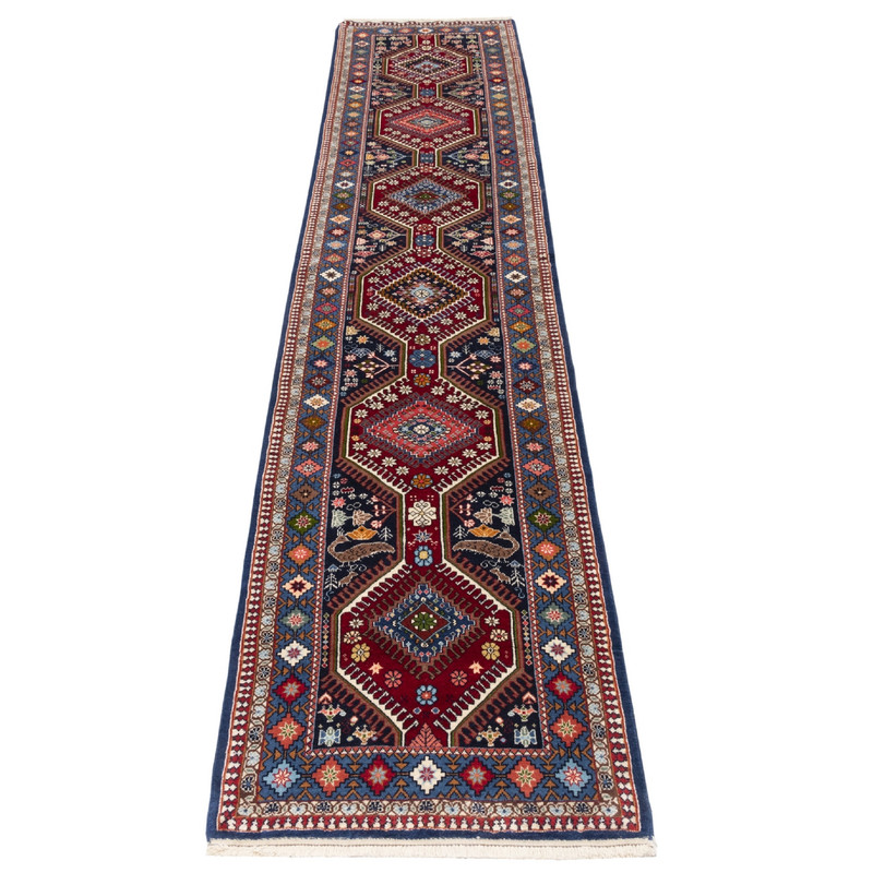 فرش دستباف کناره طول چهار متر سی پرشیا یلمه کد 152493