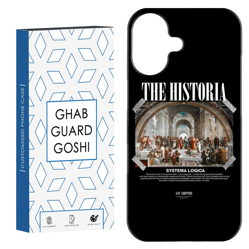 کاور قاب گارد گوشی طرح مونالیزا کد Dimo-719 مناسب برای گوشی اپل Iphone 16     