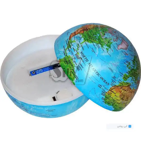 کره جغرافیایی مدل موتور دار چرخان کد 1800.17