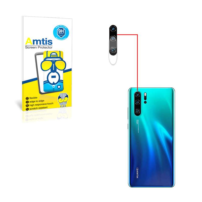 محافظ لنز دوربین امتیس مدل p30pro مناسب برای گوشی موبایل هوآوی P30 PRO