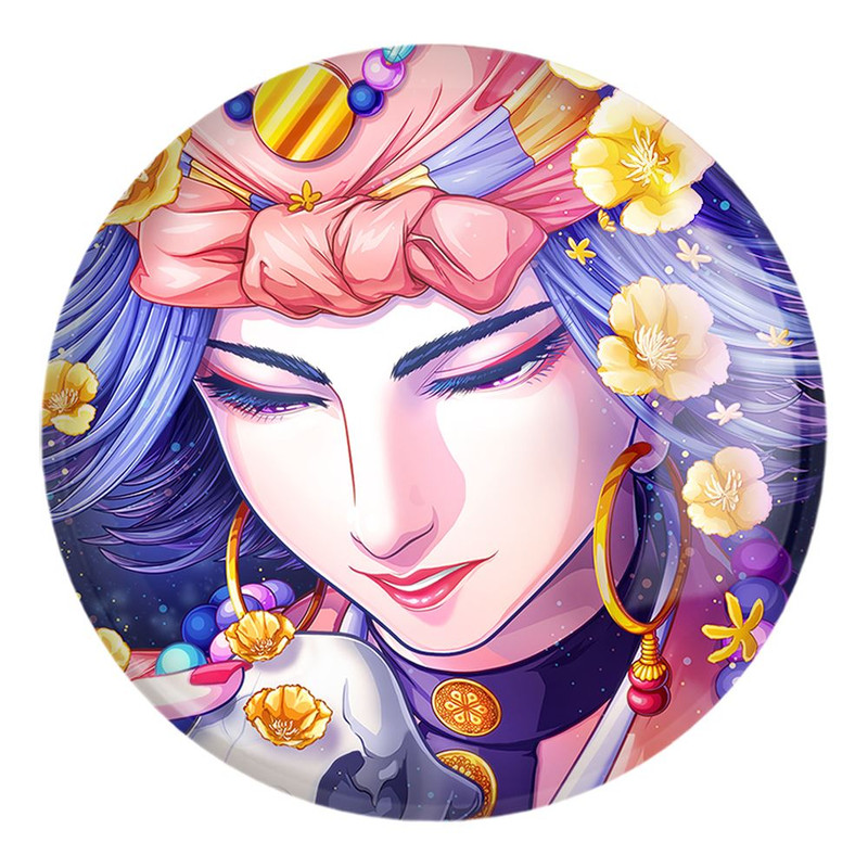 پیکسل خندالو طرح لنا کانو انیمه کامویی طلایی Golden Kamuy کد 23743 مدل بزرگ