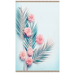 فرش پارچه ای مدل ترمز دار طرح گل کد A314