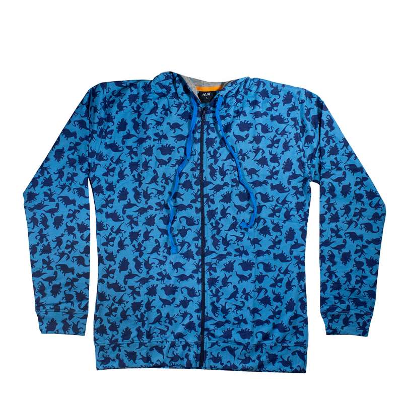 سویشرت زنانه اچ اند ام مدل دایناسور کد 1480270 رنگ آبی