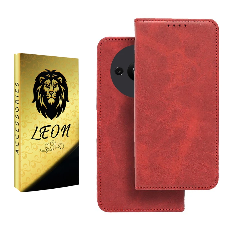 کیف کلاسوری لئون مدل Spork Yo مناسب برای گوشی موبایل شیائومی Redmi A3X