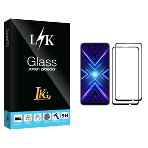 LKG LK Glass Screen Protector For  Honor 9X Pack Of 2