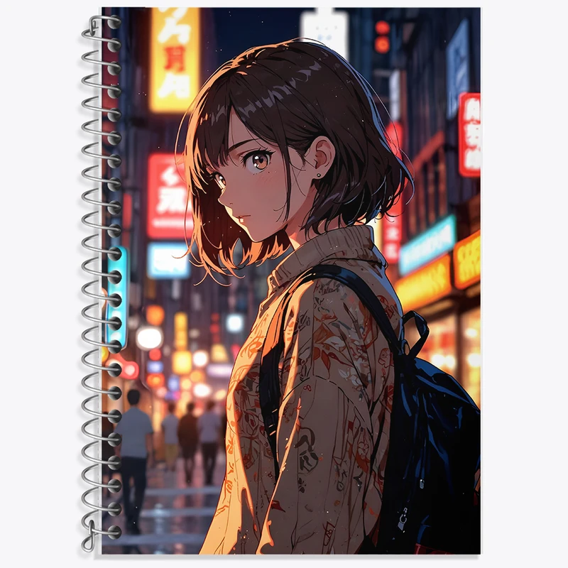 دفتر زبان 50 برگ خندالو مدل سه خط طرح دخترانه کد N4324