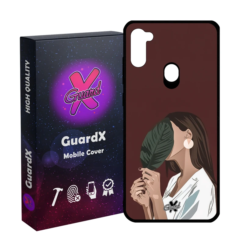 کاور گارد ایکس طرح دختر مدل Glass10476 مناسب برای گوشی موبایل سامسونگ Galaxy A11/M11