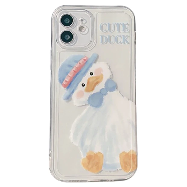 کاور مدل عروسکی طرح اردک مناسب برای گوشی موبایل اپل iPhone 15 Pro 