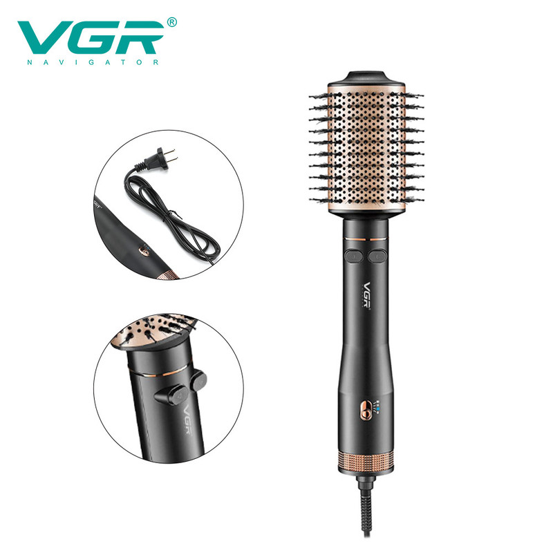 سشوار برس دار چرخشی وی جی ار مدل V-494 سشوار برس دار چرخشی وی جی ار مدل V-494