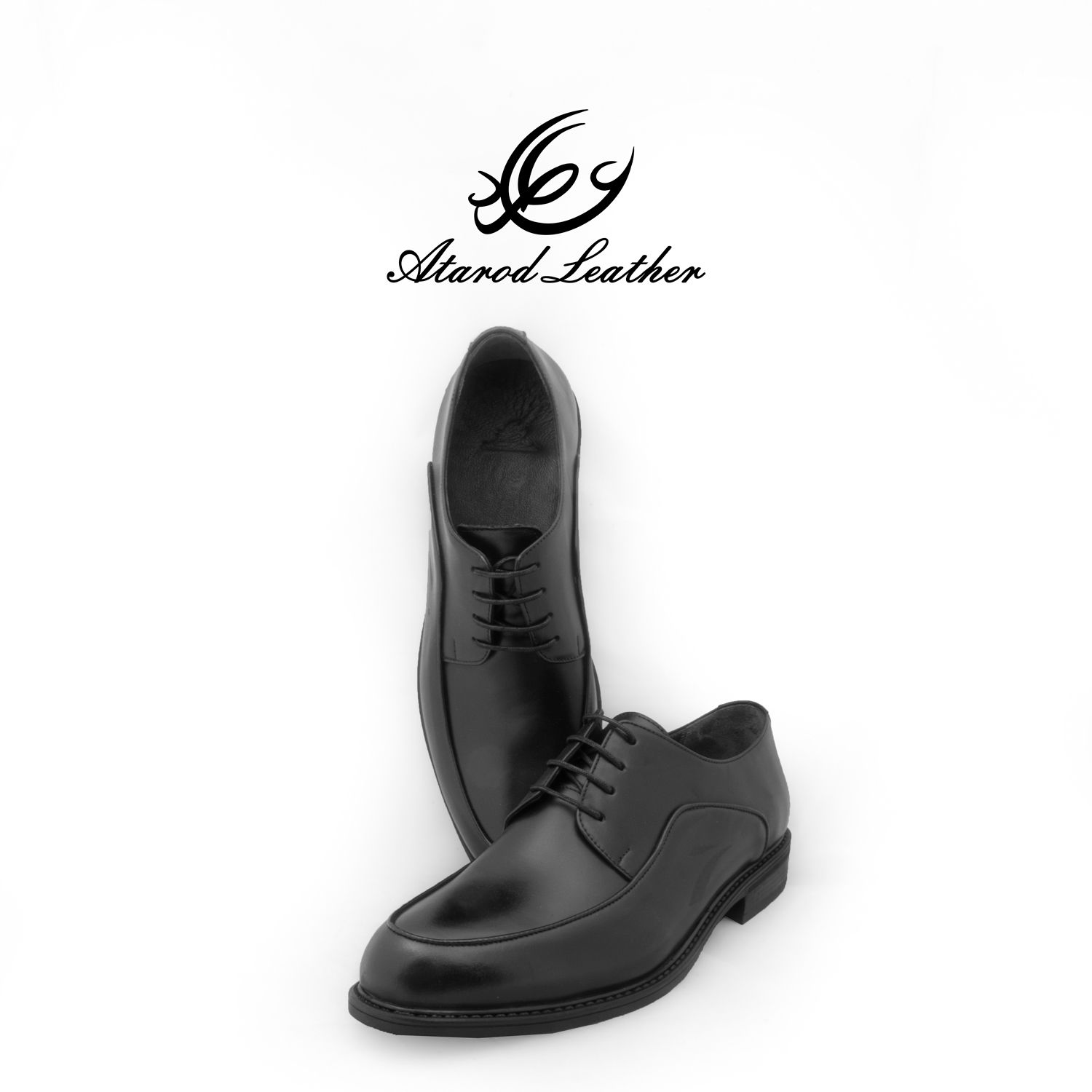 کفش مردانه چرم عطارد مدل چرم طبیعی کد SH312 -  - 4