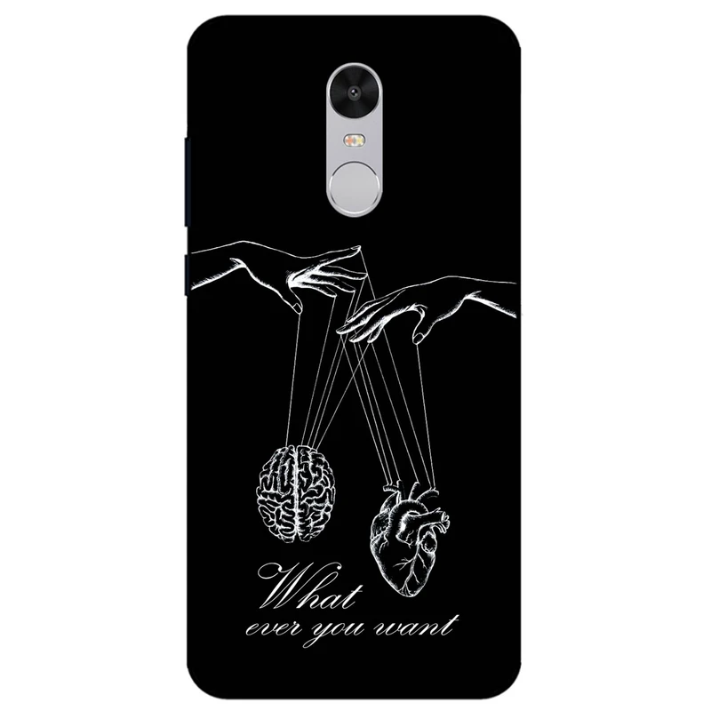 کاور مگافون طرح فکر و احساس مدل 1899 مناسب برای گوشی موبایل شیائومی Redmi Note 4X 