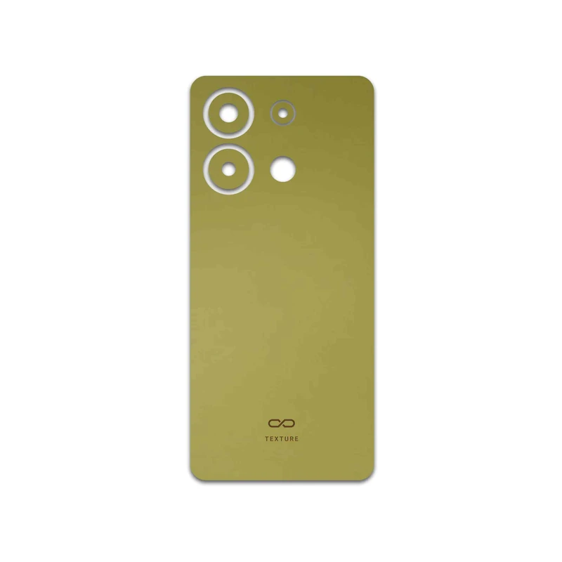 برچسب پوششی ماهوت مدل Matte-Gold مناسب برای گوشی موبایل شیائومی Redmi Note 13 4G