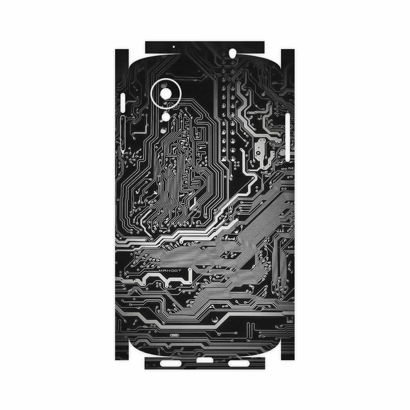 برچسب پوششی ماهوت مدل Black Printed Circuit Board-FullSkin مناسب برای گوشی موبایل گوگل Nexus 5